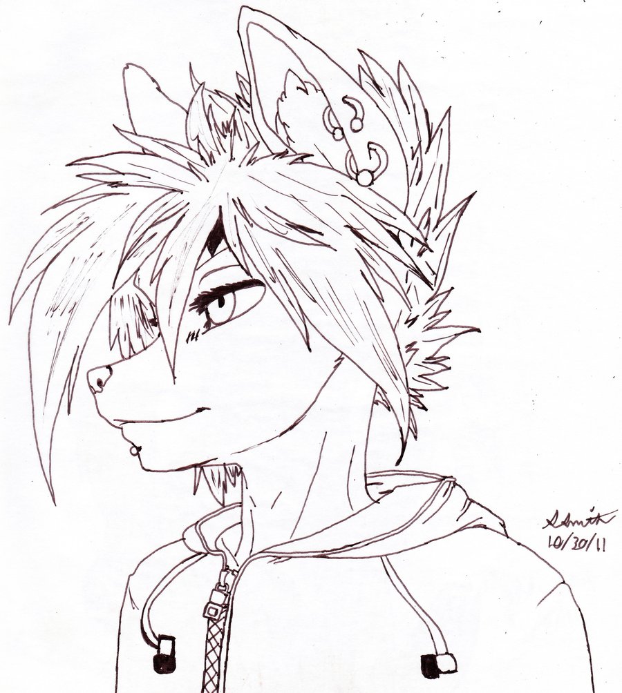 900x1004 Cool Wolf Headshot By Darkpaw117