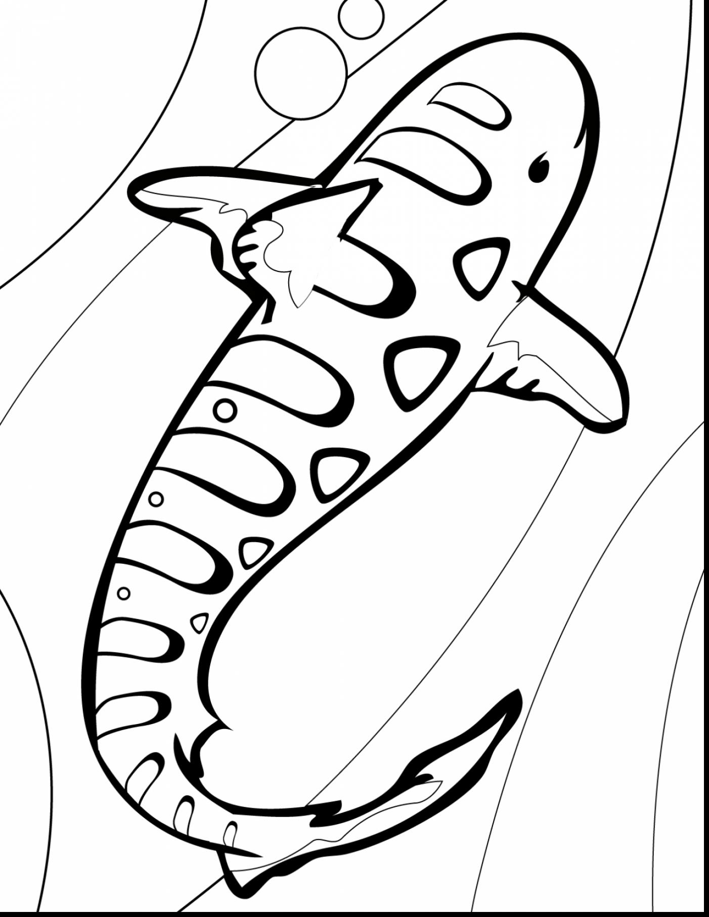 1402x1815 Cool Shark Coloring Pages Free 79