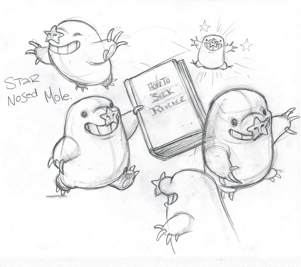 1023x909 Jessica Borutski Star Nosed Mole