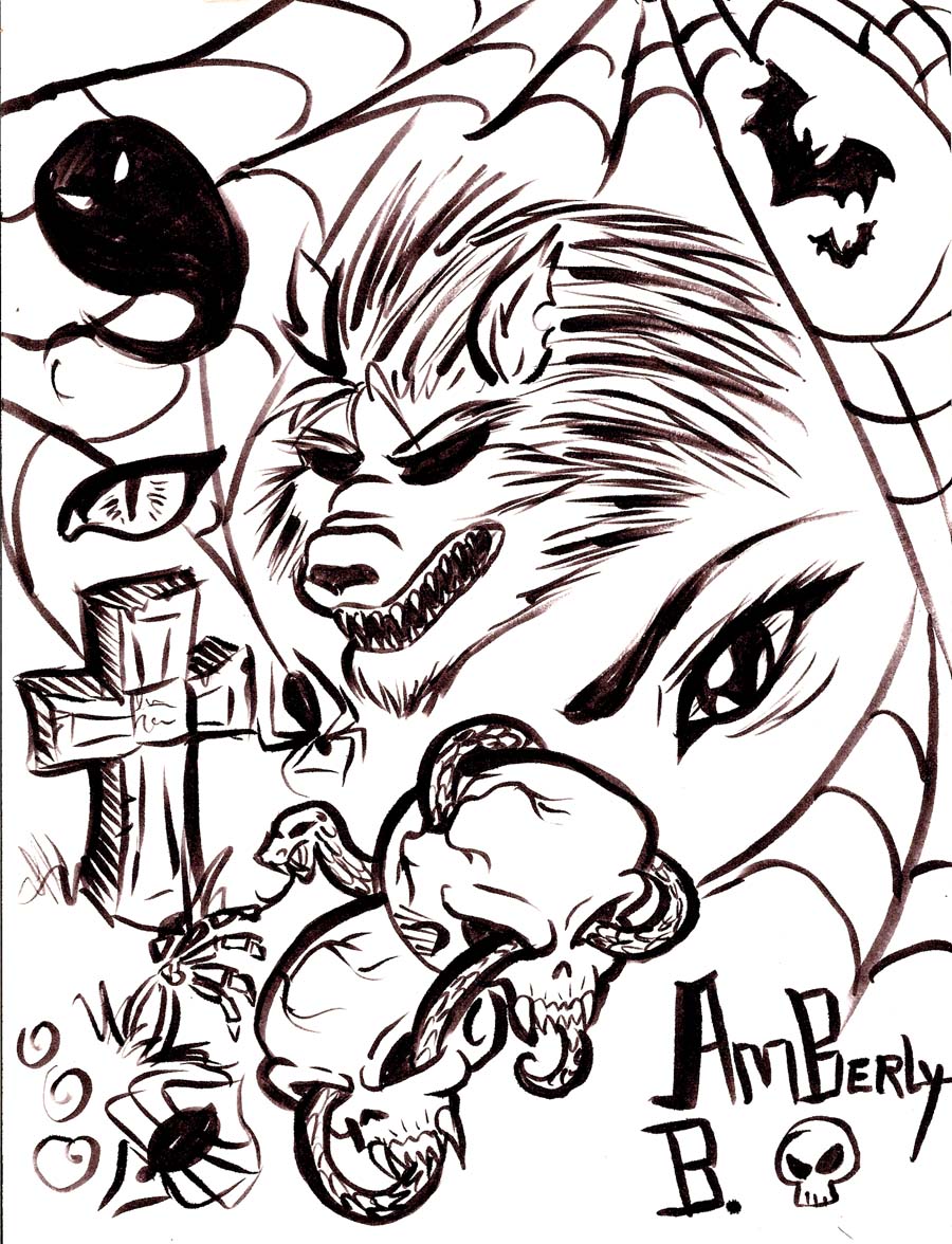 900x1176 Cool Scary Stuff By Harpyqueen