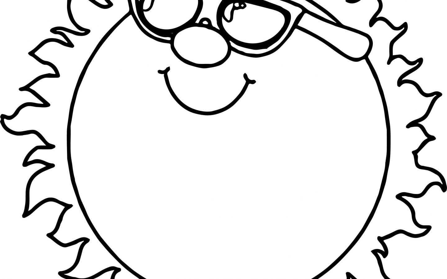 1440x900 Mandala With Sun Coloring Page Free Printable Pages For Kids Beach