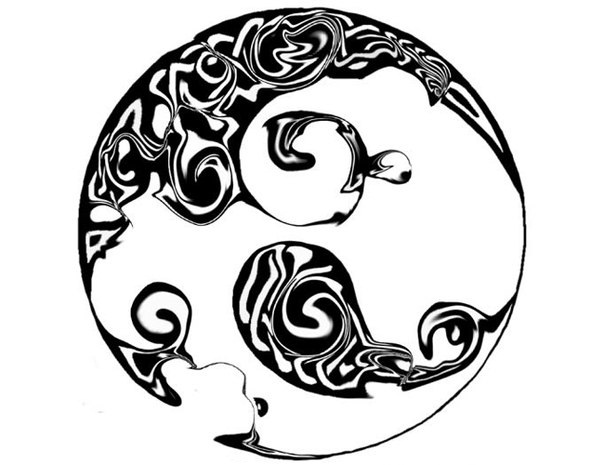 604x465 Tribal Moon Drawings Cool Tribal Drawings