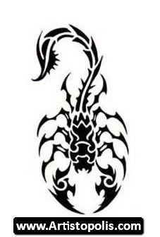 227x335 Tribal Scorpion Tattoo Designs Tribal Tattoos