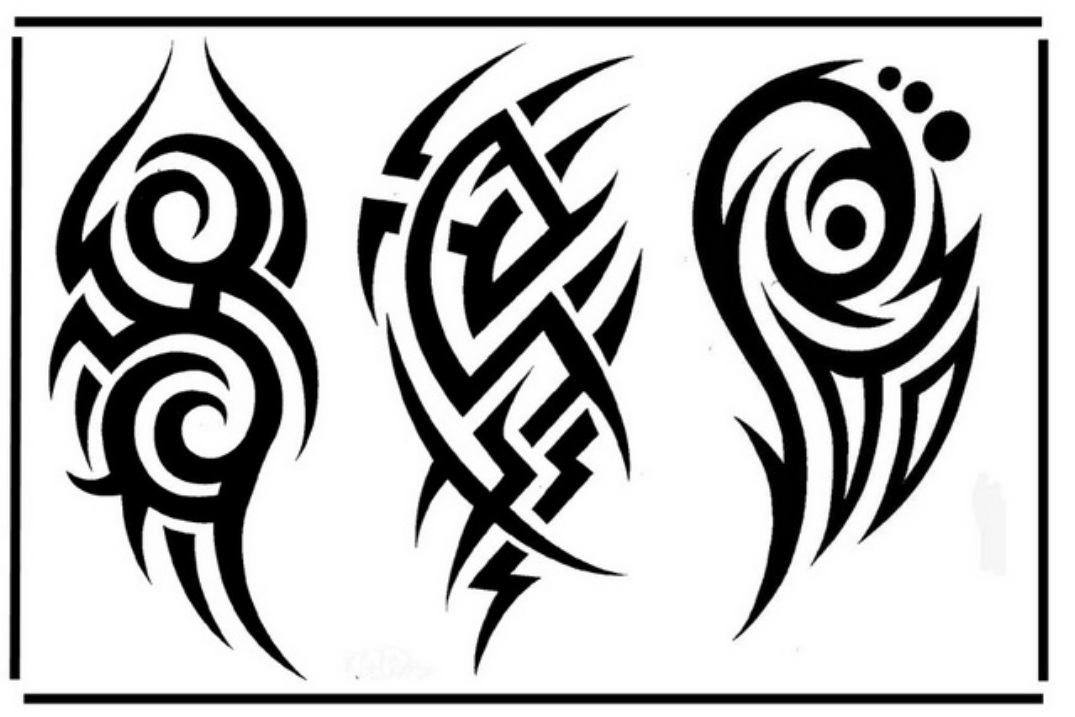 1075x717 Cool Tribal Tattoo Designs