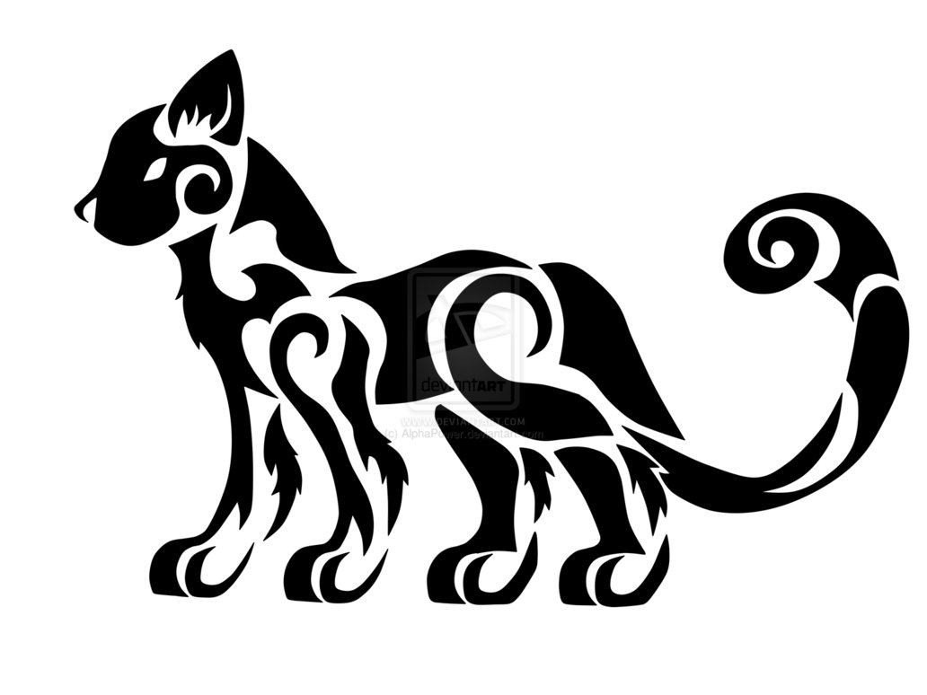 1032x774 Tribal Cat Weasyl