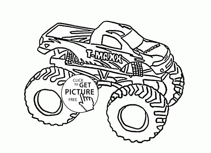 736x534 86 Best Monster Truck Coloring Pages Images