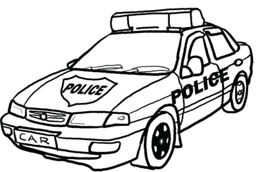 Cop Car Drawing at GetDrawings | Free download