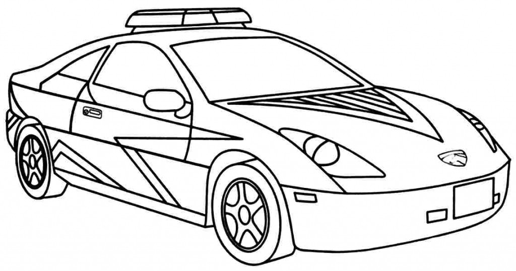 1024x538 Modern Super Cop Car Kids Coloring Page Transportation Coloring
