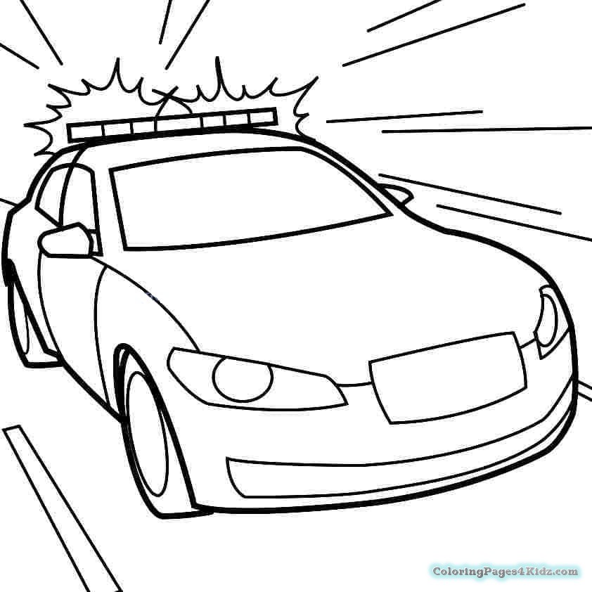 842x842 Coloring Pages For Boys Police Car Coloring Pages For Kids