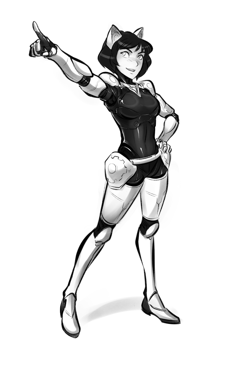 750x1209 Kitty Battle Cop By Psuede