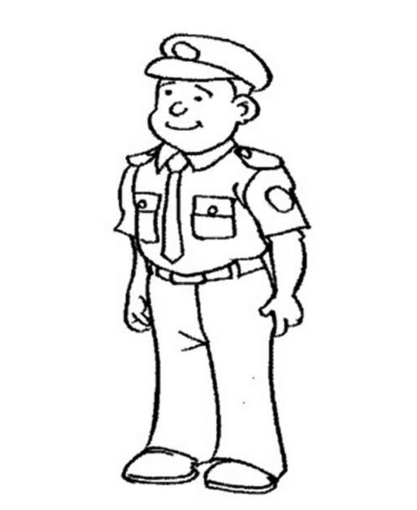 600x733 Marvelous Police Officer Coloring Pages 64 Coloring Pages