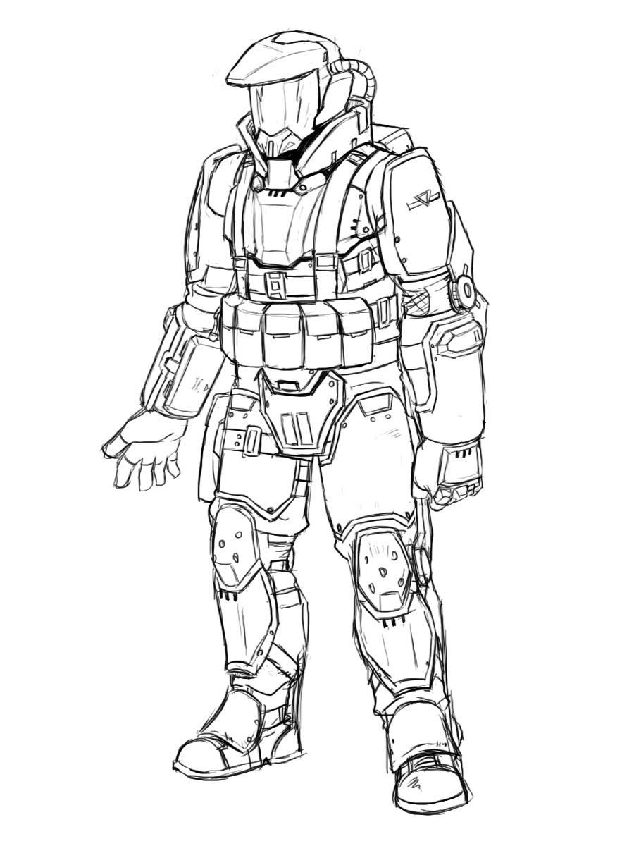 900x1200 Cyber Punk Cop Wip By Thevampiredio
