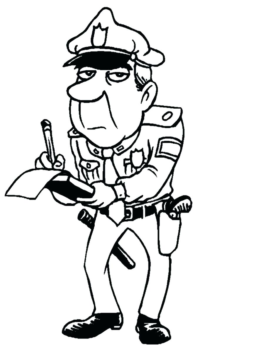 878x1172 Coloring Police Officer Coloring Pages