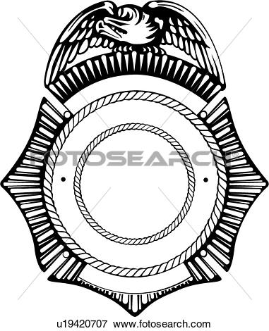 381x470 Cop Clipart Police Badge