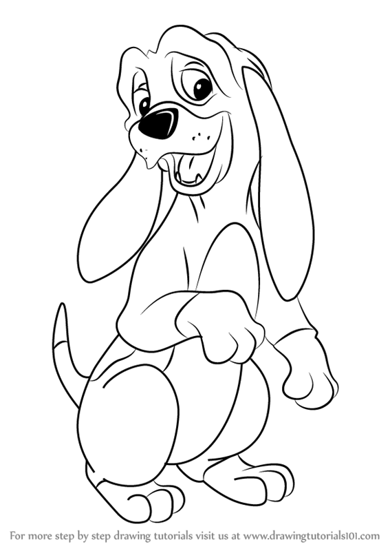 567x800 Learn How To Draw Copper From The Fox The Hound (The Fox