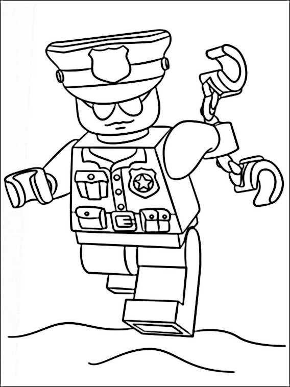568x758 Lego Police Coloring Pages 9 Lego Police Party