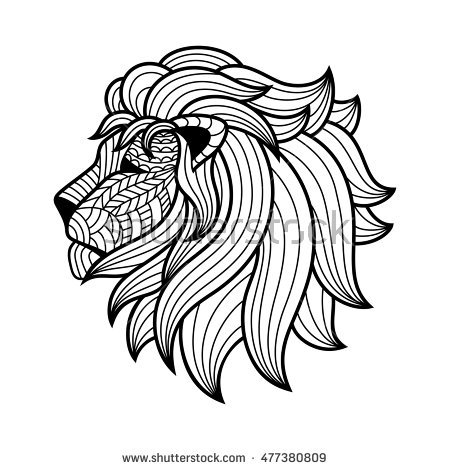 450x470 The 25 Best Lion Drawing Simple Ideas On Simple Lion
