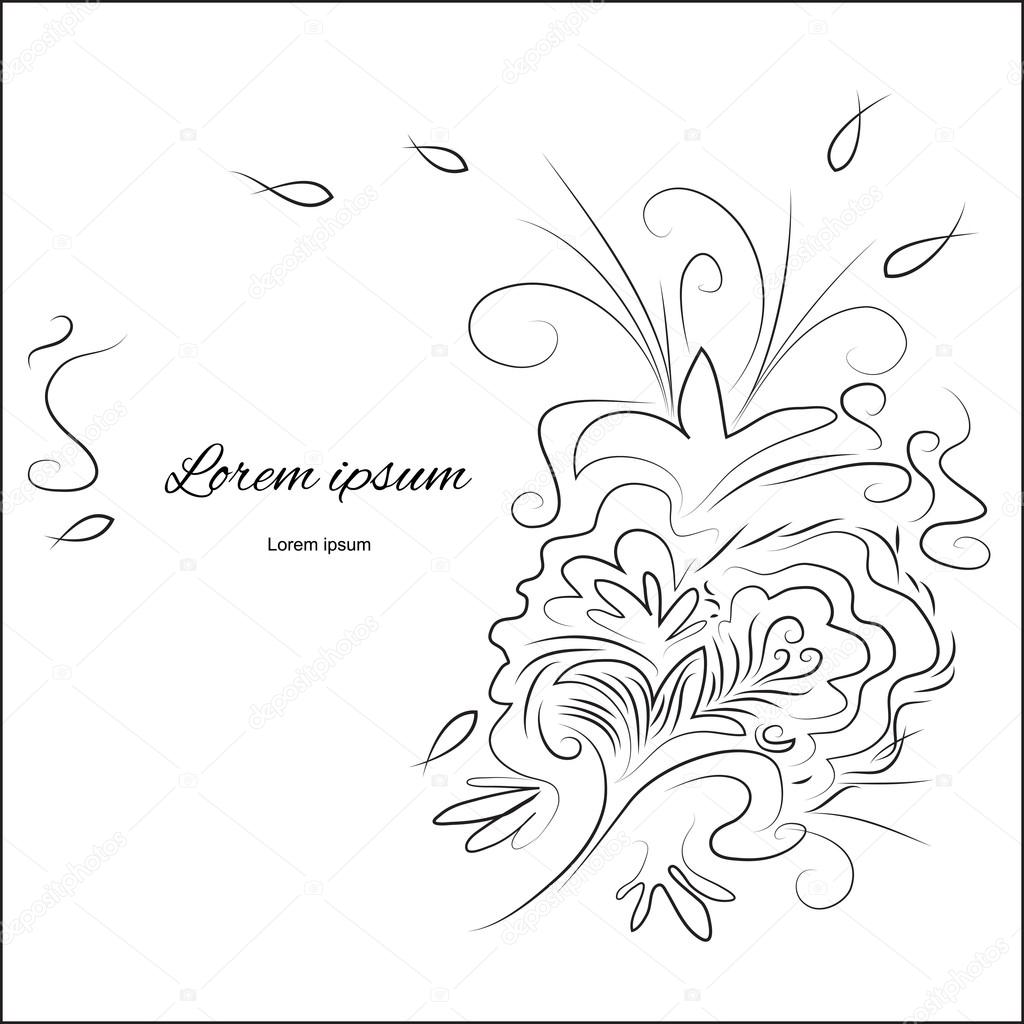 1024x1024 Creative Hand Drawn Coral Reef, Fish Stock Vector