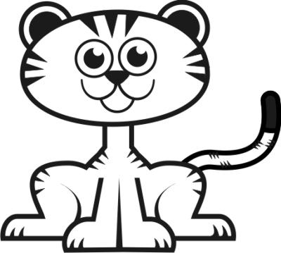 400x359 Little Tiger