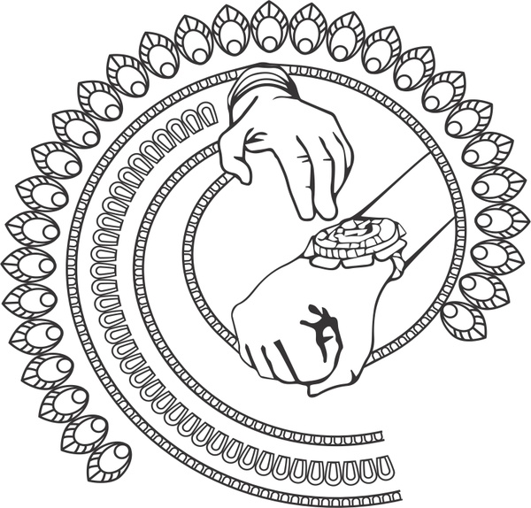 600x574 Rakshabandhan Concept Hand With Rakhi Free Vector In Coreldraw Cdr