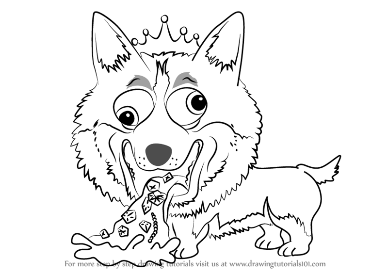800x567 Learn How To Draw Naughty Corgi From The Ugglys Pet Shop (The