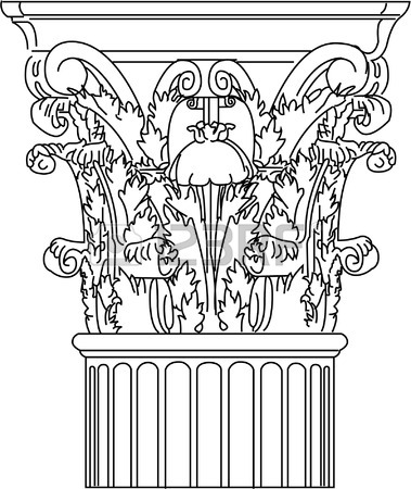 379x450 Corinthian Column Royalty Free Cliparts, Vectors, And Stock