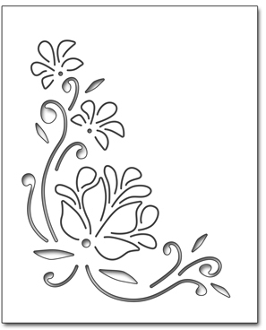 Corner Flower Drawing at GetDrawings | Free download