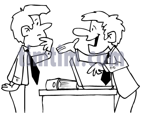 481x385 Free Drawing Of A Sales Pitch Bw From The Category Occupations +