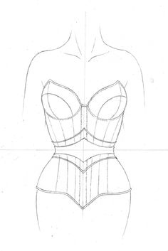 236x353 Bella Corset Flat Drawing By Ralph Pink Fashion Flats