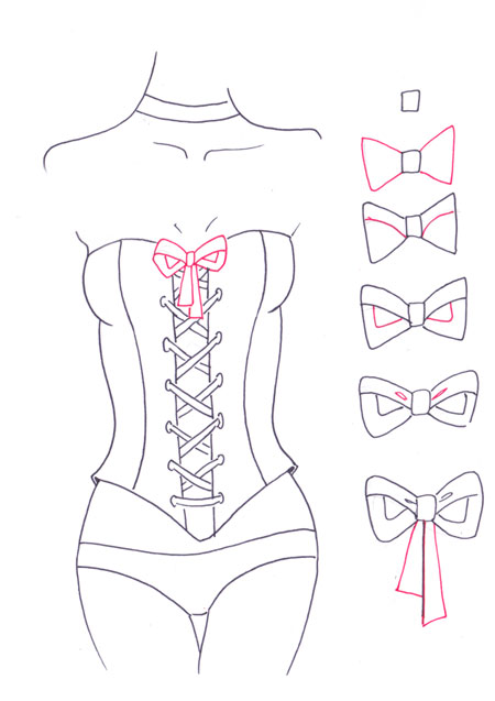 450x637 In This Step By Step Tutorial You Will Learn How To Draw A Corset