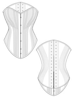 236x318 Sieger Corset Flat Drawing By Ralph Pink Cosplay