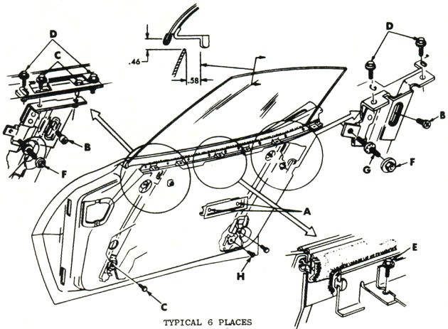 630x463 1968 Corvette Chevrolet Engineering Memo Window Service Update