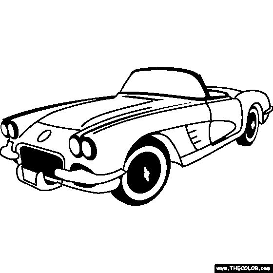 Corvette Stingray Drawing at GetDrawings | Free download