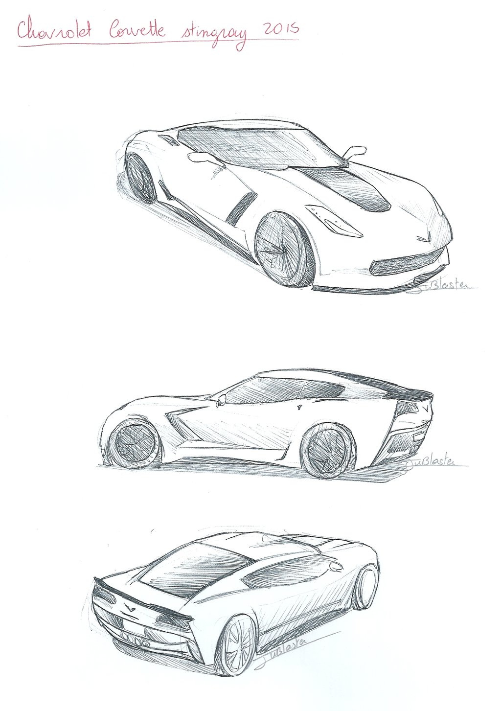 1024x1453 Chevrolet Corvette Stingay 2015 By Jublaster