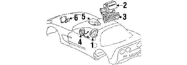 600x211 Chevrolet Sdm Module Corvette Partnumber 19244545