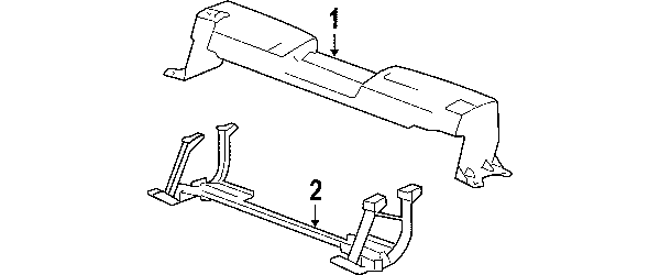 600x250 Chevrolet Upper Support Partnumber 15868159