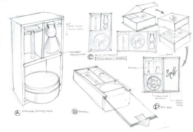 640x437 Prismic Cosmetic Containers