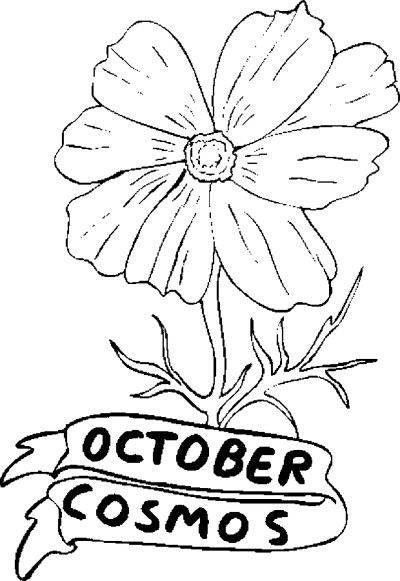400x581 Birthstone And Flower Coloring Pages