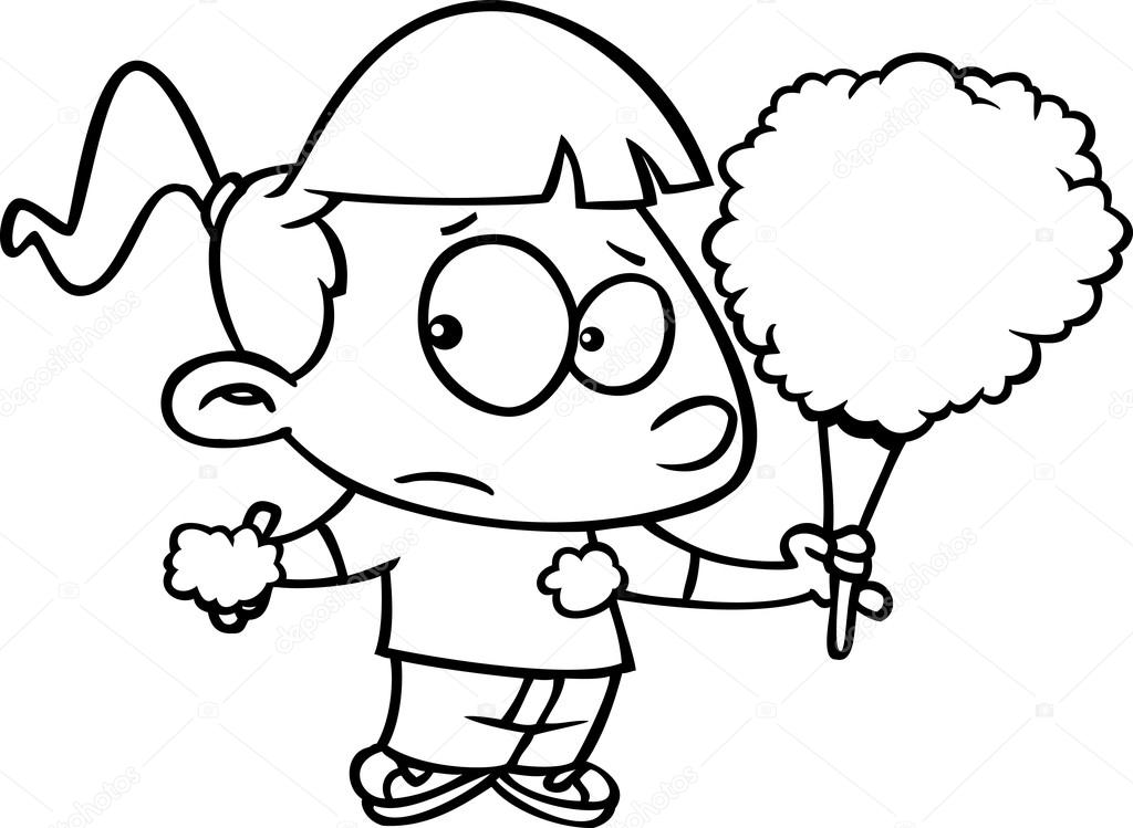 1024x749 Cartoon Cotton Candy Stock Vector Ronleishman