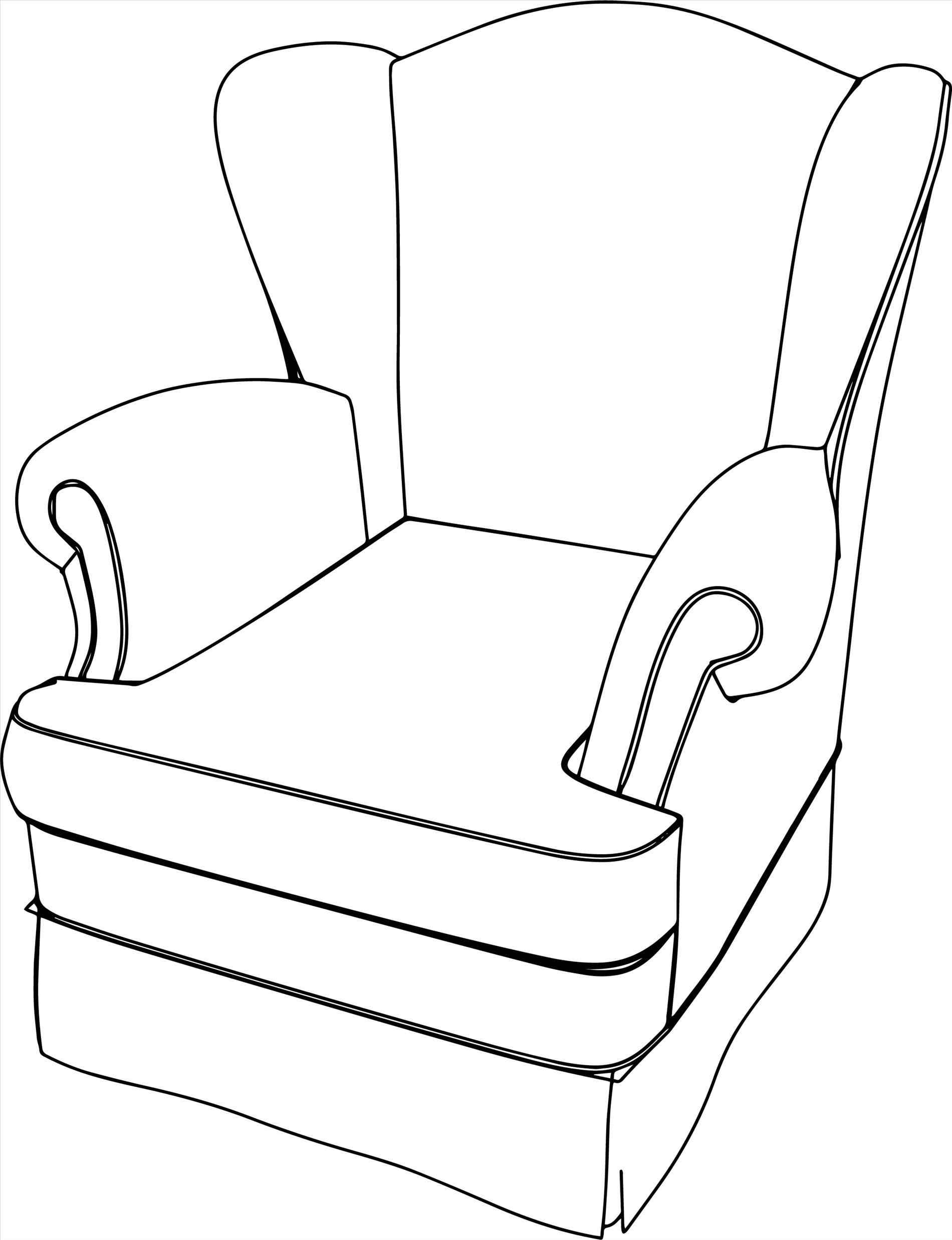1900x2475 The Images Collection Of Armchair Drawing Clipart Black And White