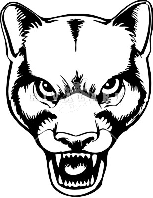 309x400 Cougar Clipart Sketch