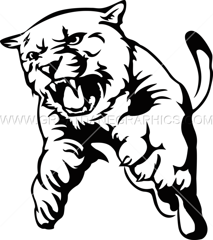 825x930 Cougar Full Body Production Ready Artwork For T Shirt Printing