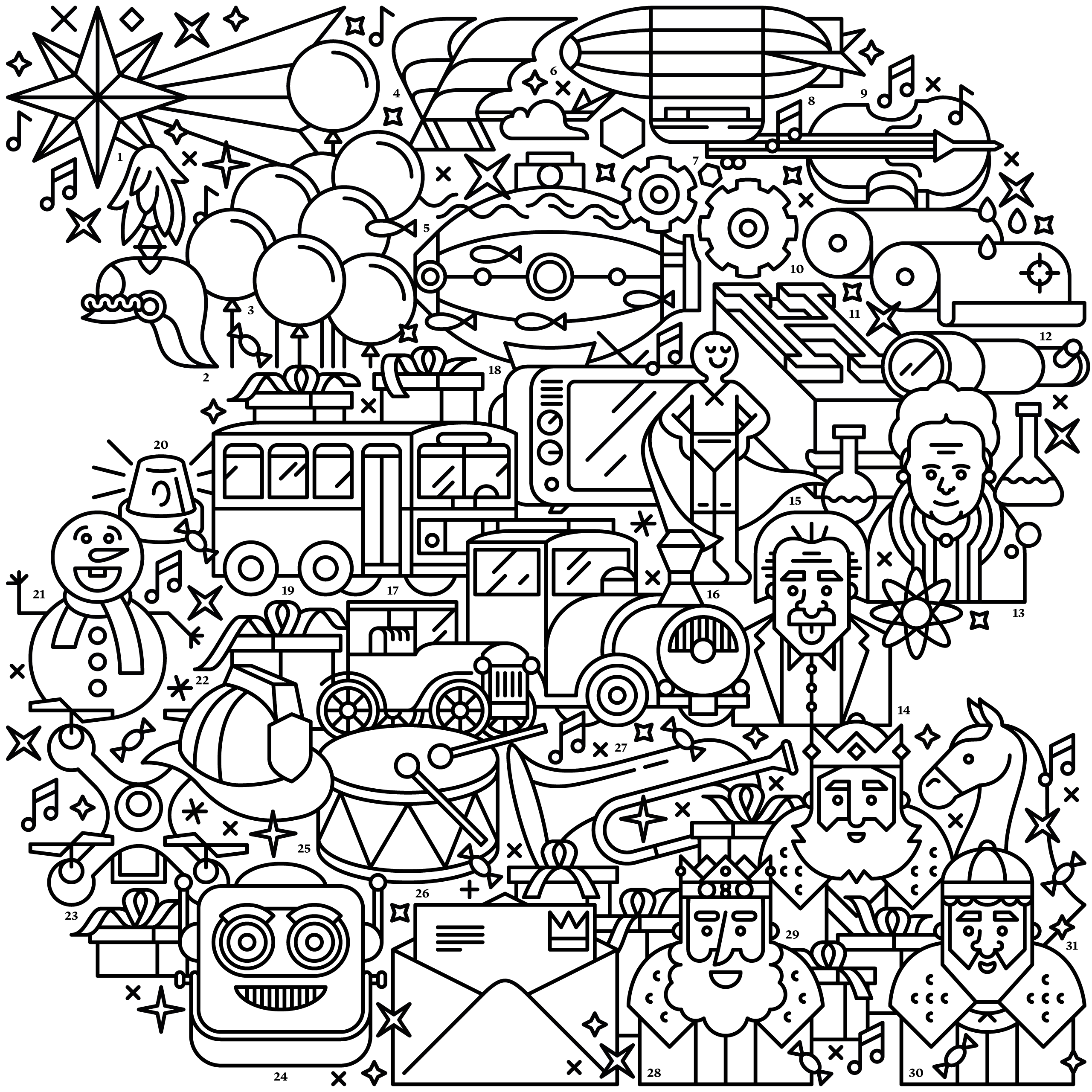 2560x2560 Madrid City Council Illustration Forma