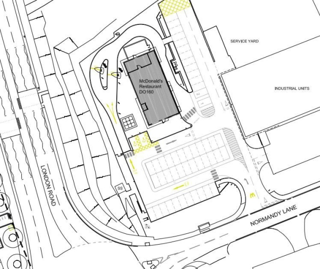630x529 Biggleswade Mcdonald's Plan Goes In Business The Comet