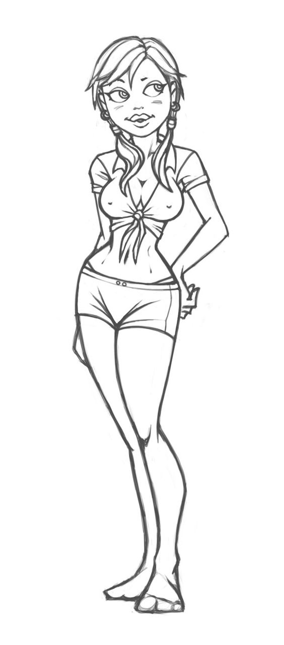 564x1278 Country Girl By Berkheit On Kleurplaten