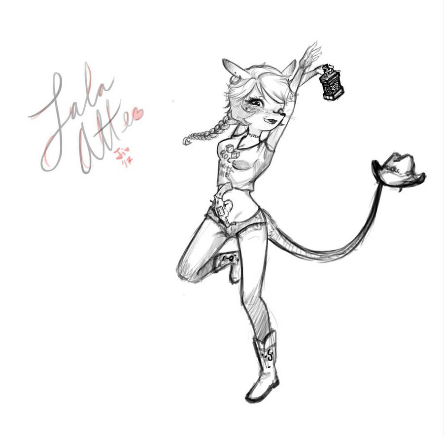 901x886e Fun Country Girl By Kokeiden