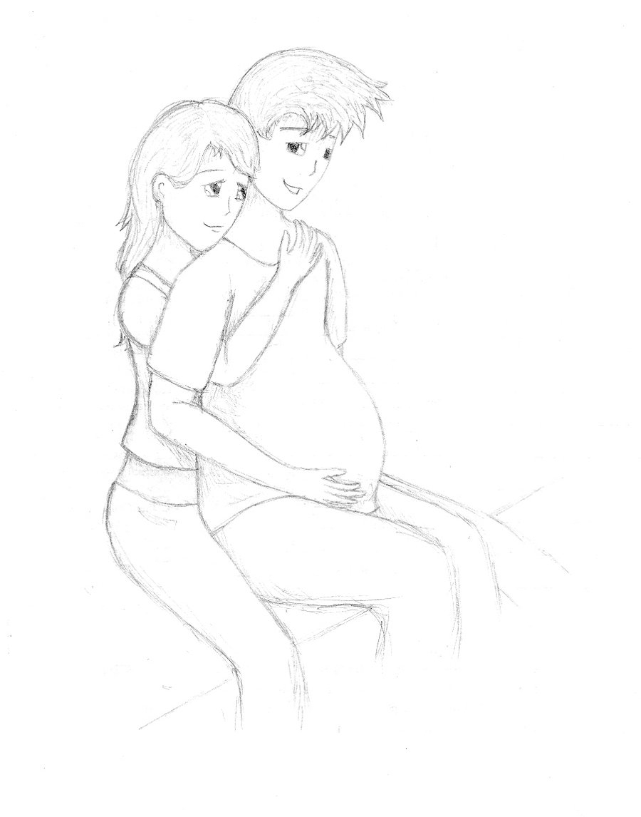 900x1146 Gallery Drawing Cute Couple,