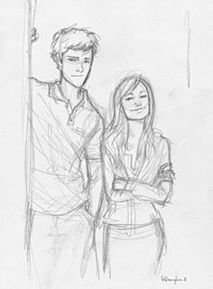 236x320 Pencil Drawing Boy And Girl Best Friends