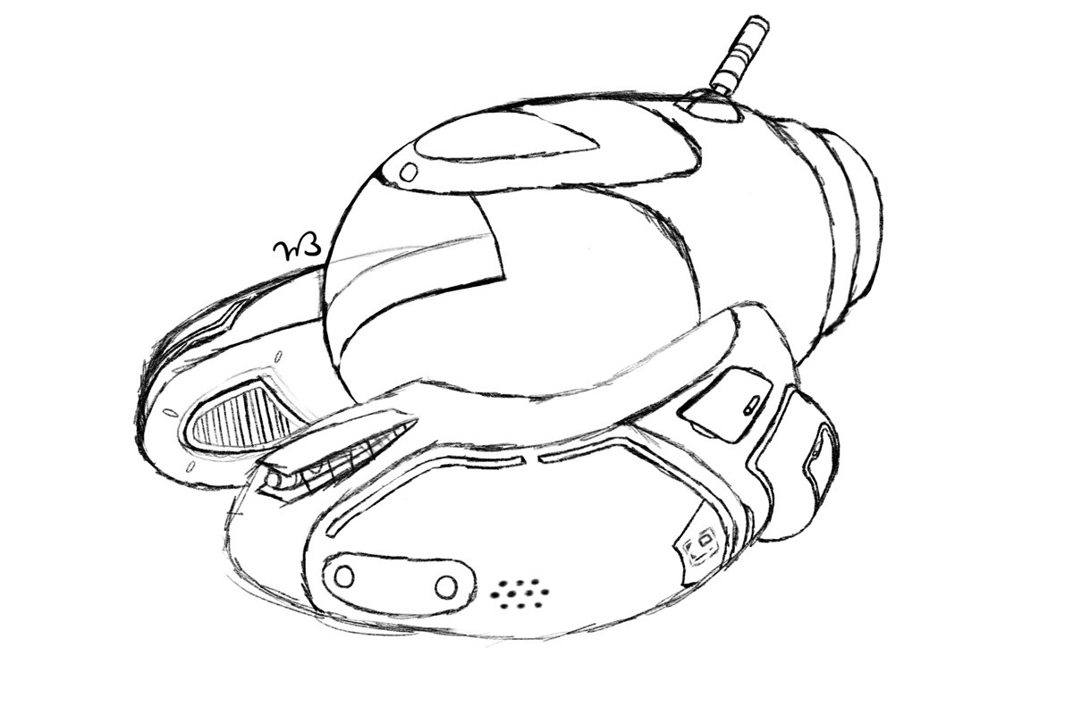 1200x800 I Found That I Really Love Drawing Vehicles For Wolfblade