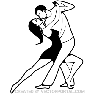 316x316 Dancing Couple Clip Art Image 123freevectors